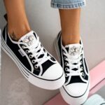 Trampki na grubej podeszwie Madam Kisik czarne