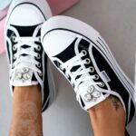 Trampki na grubej podeszwie Madam Kisik czarne