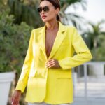 Marynarka damska/ żakiet Domini żółta