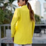 Marynarka damska/ żakiet Domini żółta