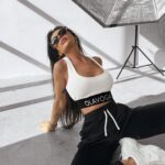 Top elastyczny REEF OLAVOGA ecru