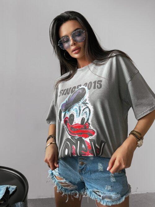 T-shirt bawełniany MOSE OLAVOGA j.szary