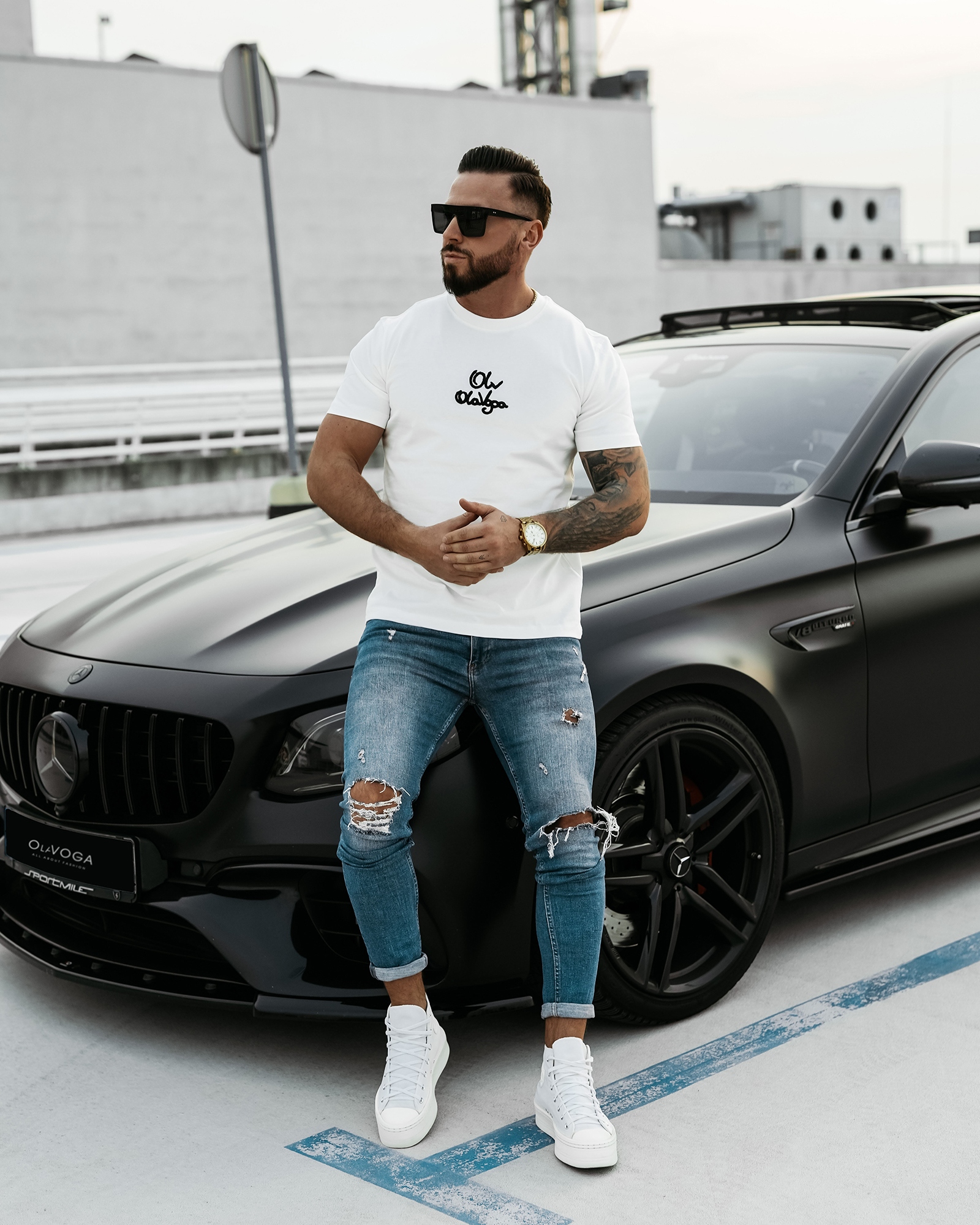 T-shirt męski z kultową grafiką GRAFFITI GROOVE OLAVOGA ecru T-shirt męski z kultową grafiką GRAFFITI GROOVE OLAVOGA ecru