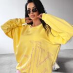 Bluza oversize APLOMB OLAVOGA żółta