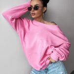 Bluza oversize APLOMB OLAVOGA różowa