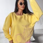 Bluza oversize APLOMB OLAVOGA żółta