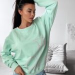 Bluza oversize APLOMB OLAVOGA miętowa