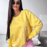 Bluza oversize APLOMB OLAVOGA żółta