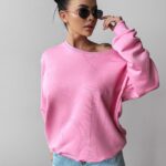 Bluza oversize APLOMB OLAVOGA różowa