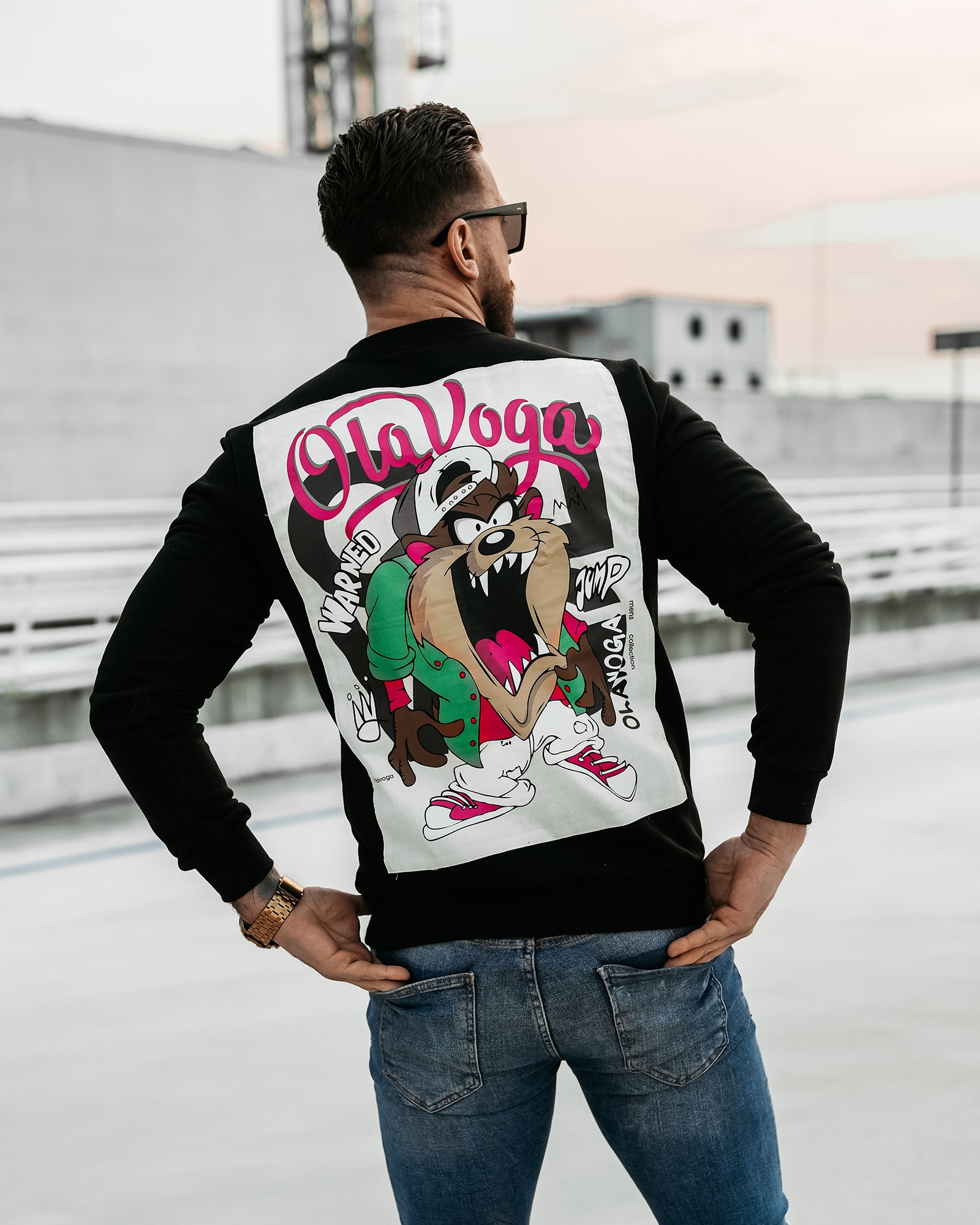 Bluza męska klasyczna LUPUS OLAVOGA czarna