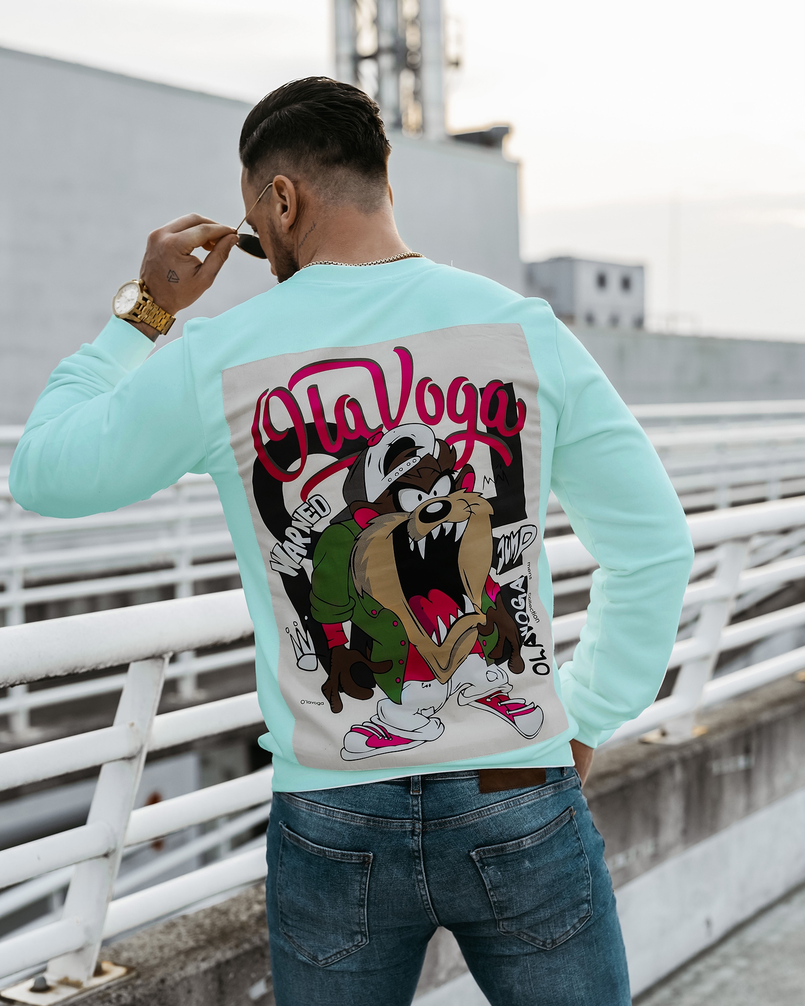 Bluza męska klasyczna LUPUS OLAVOGA miętowa