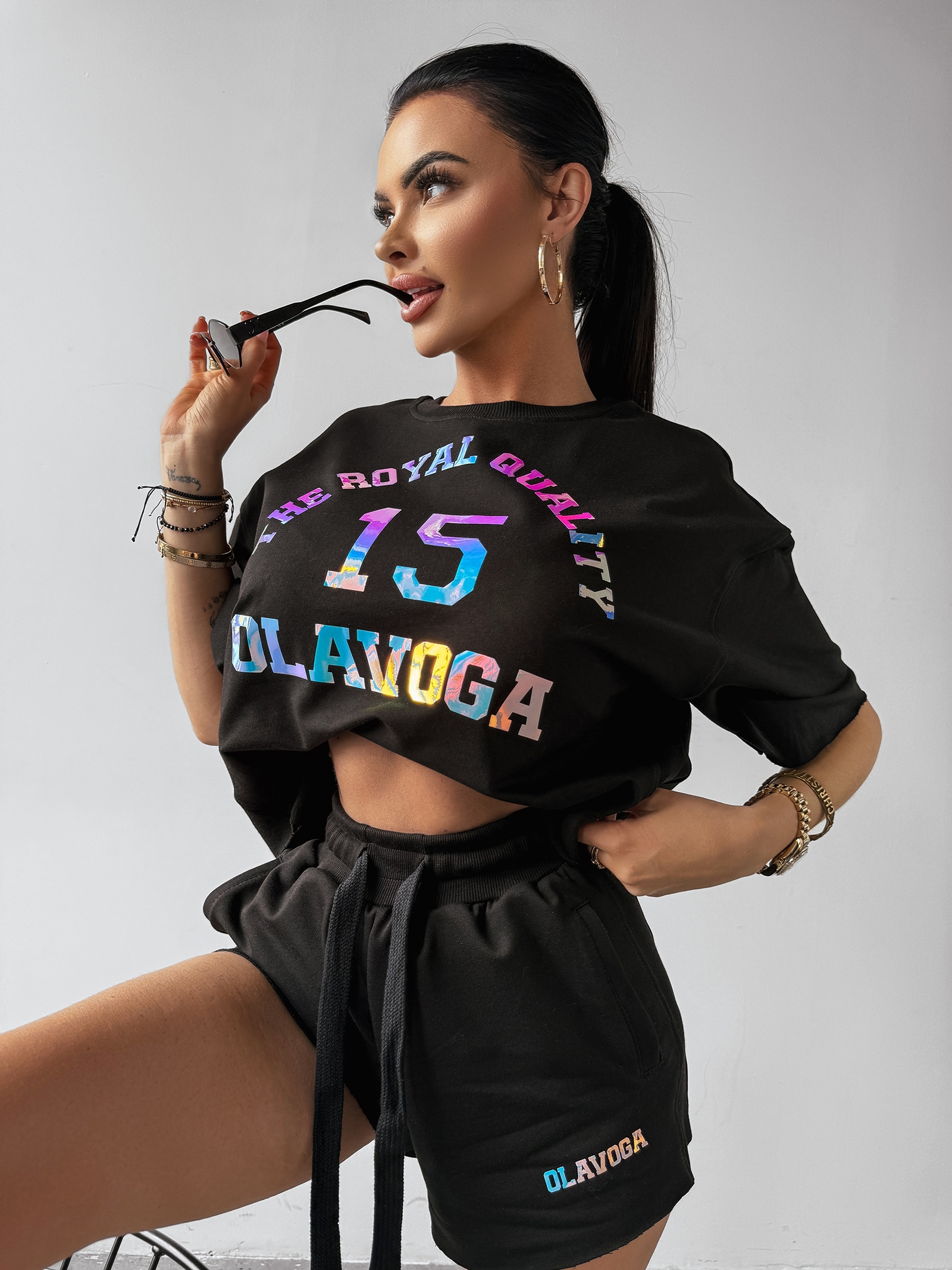 Komplet casualowy STH OLAVOGA czarny Komplet casualowy STH OLAVOGA czarny