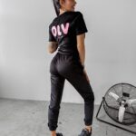 Komplet welurowy GET OVER OLAVOGA czarny