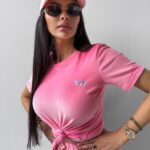 Komplet welurowy GET OVER OLAVOGA koralowy