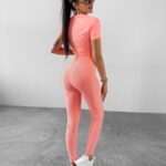 Komplet przylegający ADD OLAVOGA łososiowy