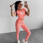 Komplet przylegający ADD OLAVOGA łososiowy