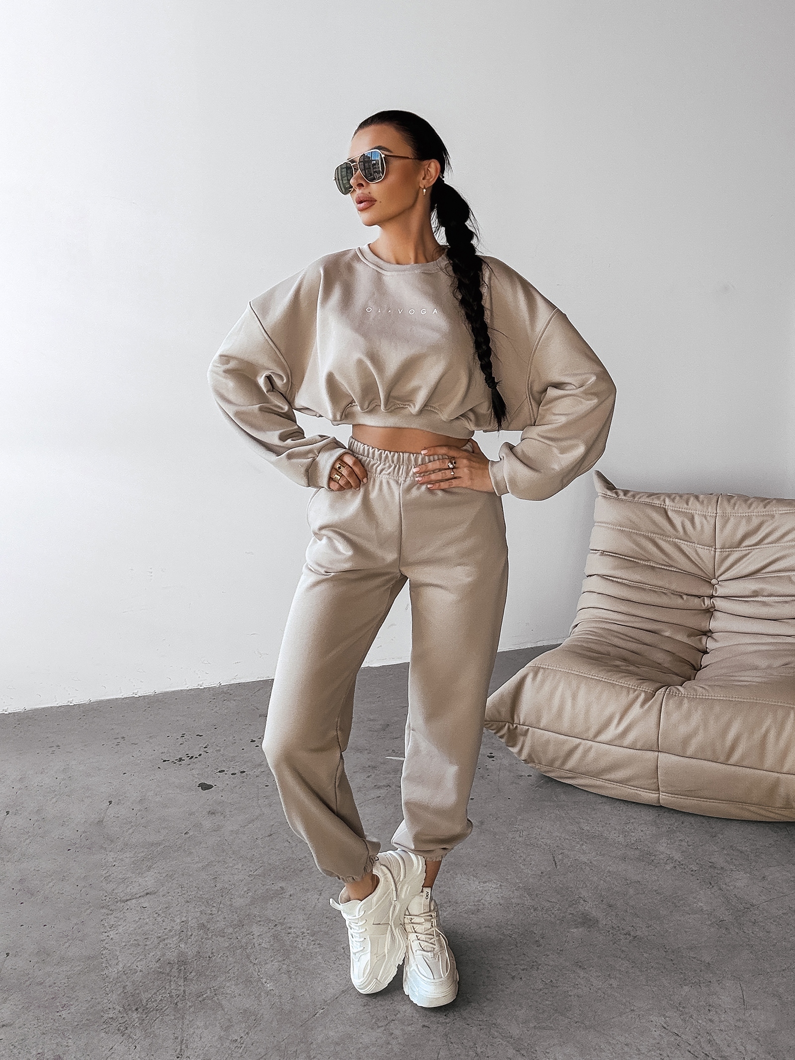 Komplet dresowy TIPSY OLAVOGA beżowy Komplet dresowy TIPSY OLAVOGA beżowy