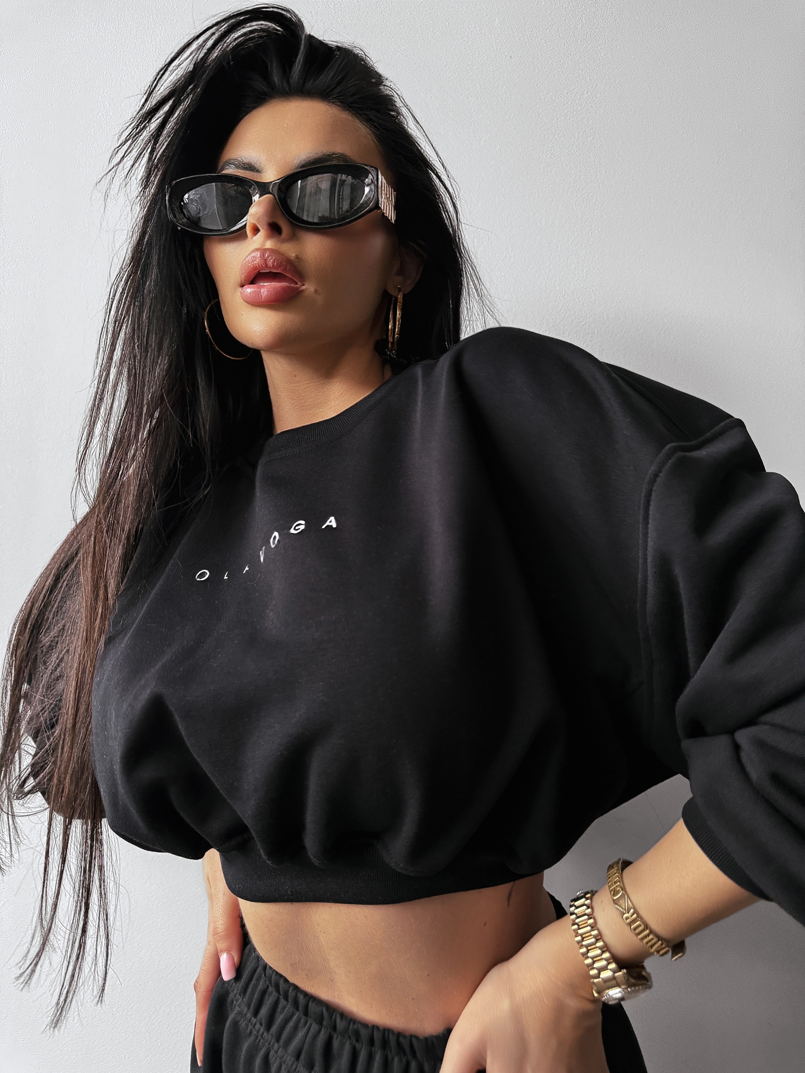 Komplet dresowy TIPSY OLAVOGA czarny Komplet dresowy TIPSY OLAVOGA czarny