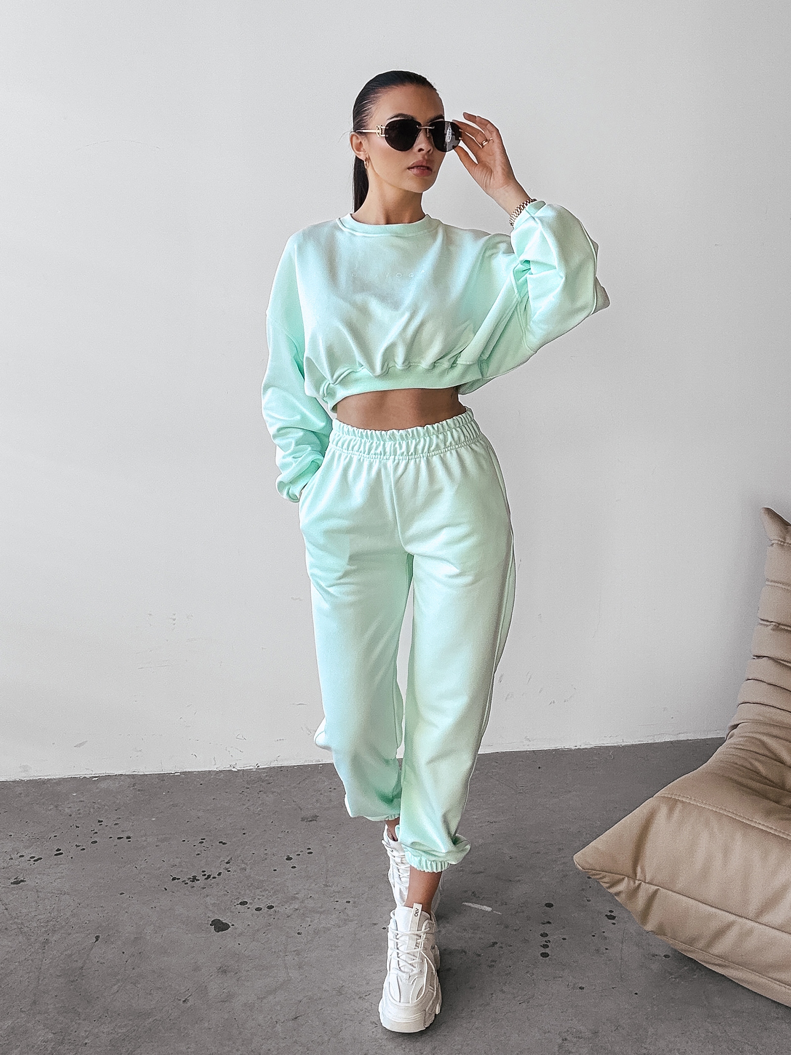 Komplet dresowy TIPSY OLAVOGA miętowy