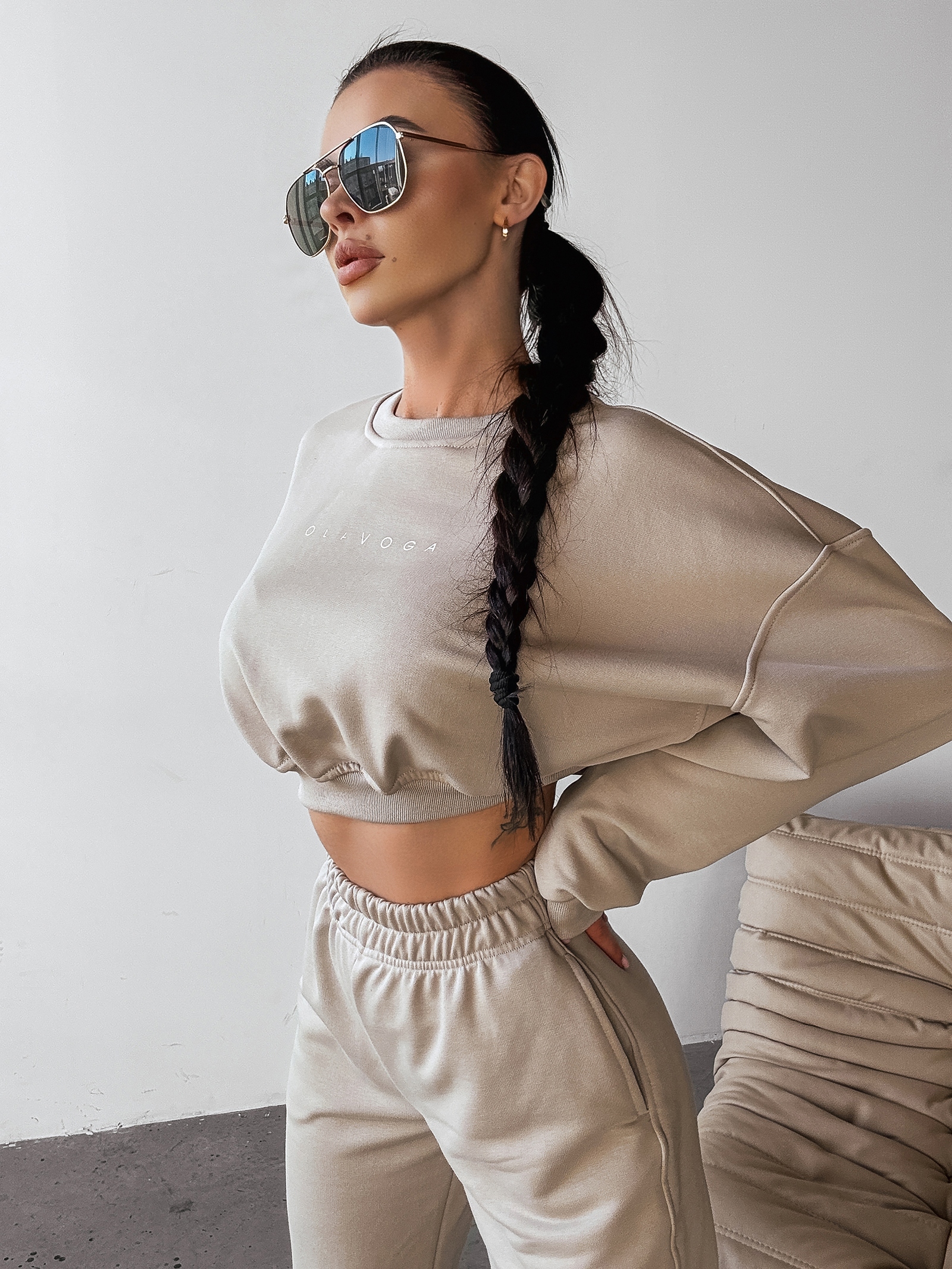 Komplet dresowy TIPSY OLAVOGA beżowy Komplet dresowy TIPSY OLAVOGA beżowy