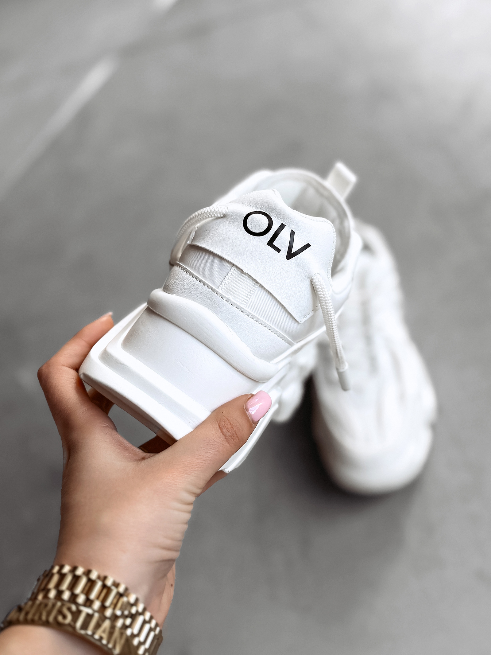 Buty damskie CHROMATIC OLAVOGA białe