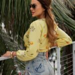 Bluzka w cytryny Lemoni żołta