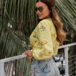 Bluzka w cytryny Lemoni żołta