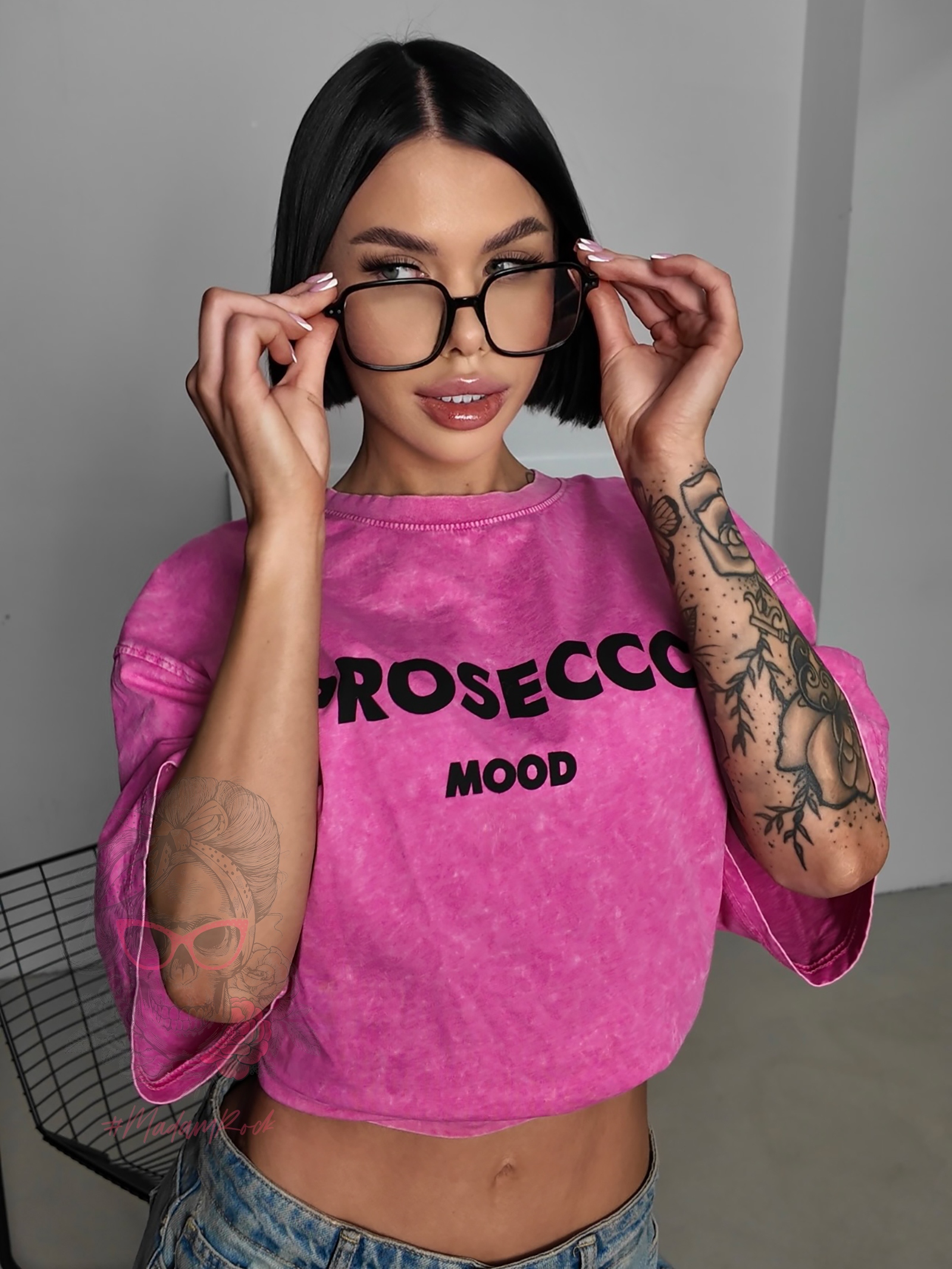 T-shirt dekatyzowany Prosecco różowy T-shirt dekatyzowany Prosecco różowy