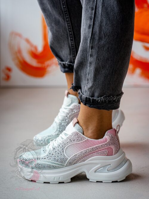 Buty sportowe z cyrkoniami Madam Restars kolorowe