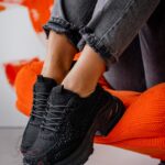 Buty sportowe z cyrkoniami Madam Restars czarne