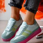 Trampki na grubej podeszwie Felini II niebieskie