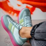 Trampki na grubej podeszwie Felini II niebieskie