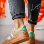 Trampki na grubej podeszwie Felini II beżowe