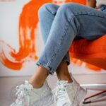 Buty sportowe metaliczne Rock Xeza białe