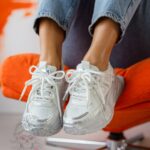 Buty sportowe metaliczne Rock Xeza białe