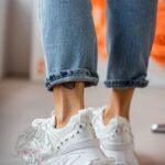 Buty sportowe metaliczne Rock Xeza białe