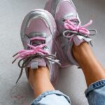 Buty sportowe metaliczne Rock Xeza różowe