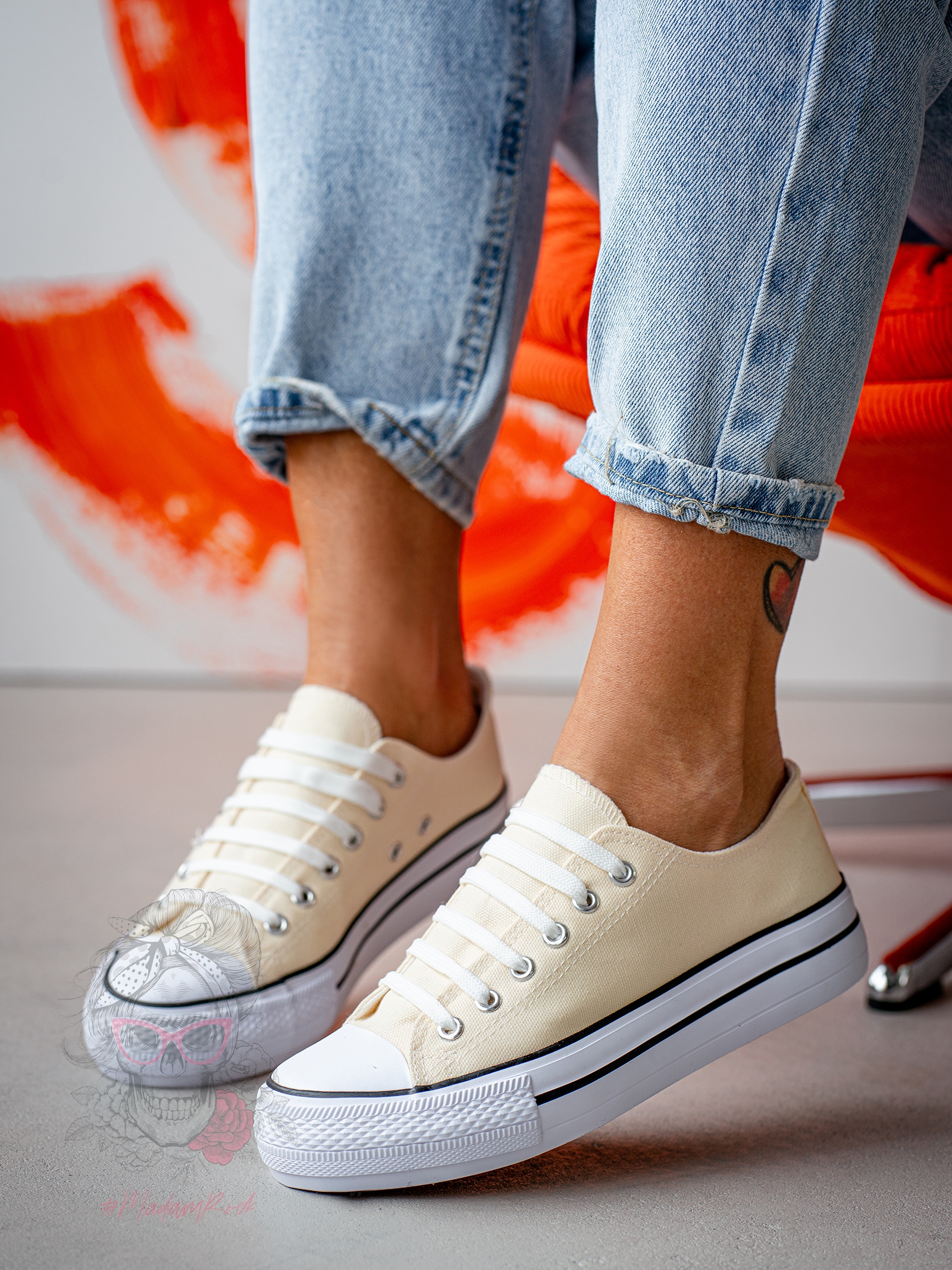 Trampki klasyczne Rock Grest bananowe Trampki klasyczne Rock Grest bananowe