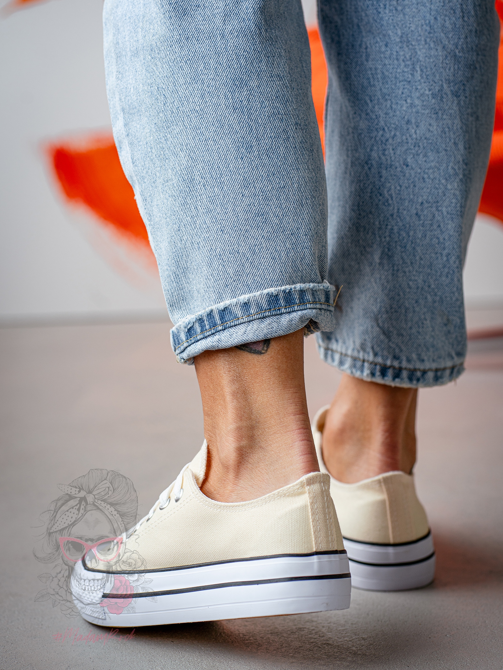 Trampki klasyczne Rock Grest bananowe Trampki klasyczne Rock Grest bananowe