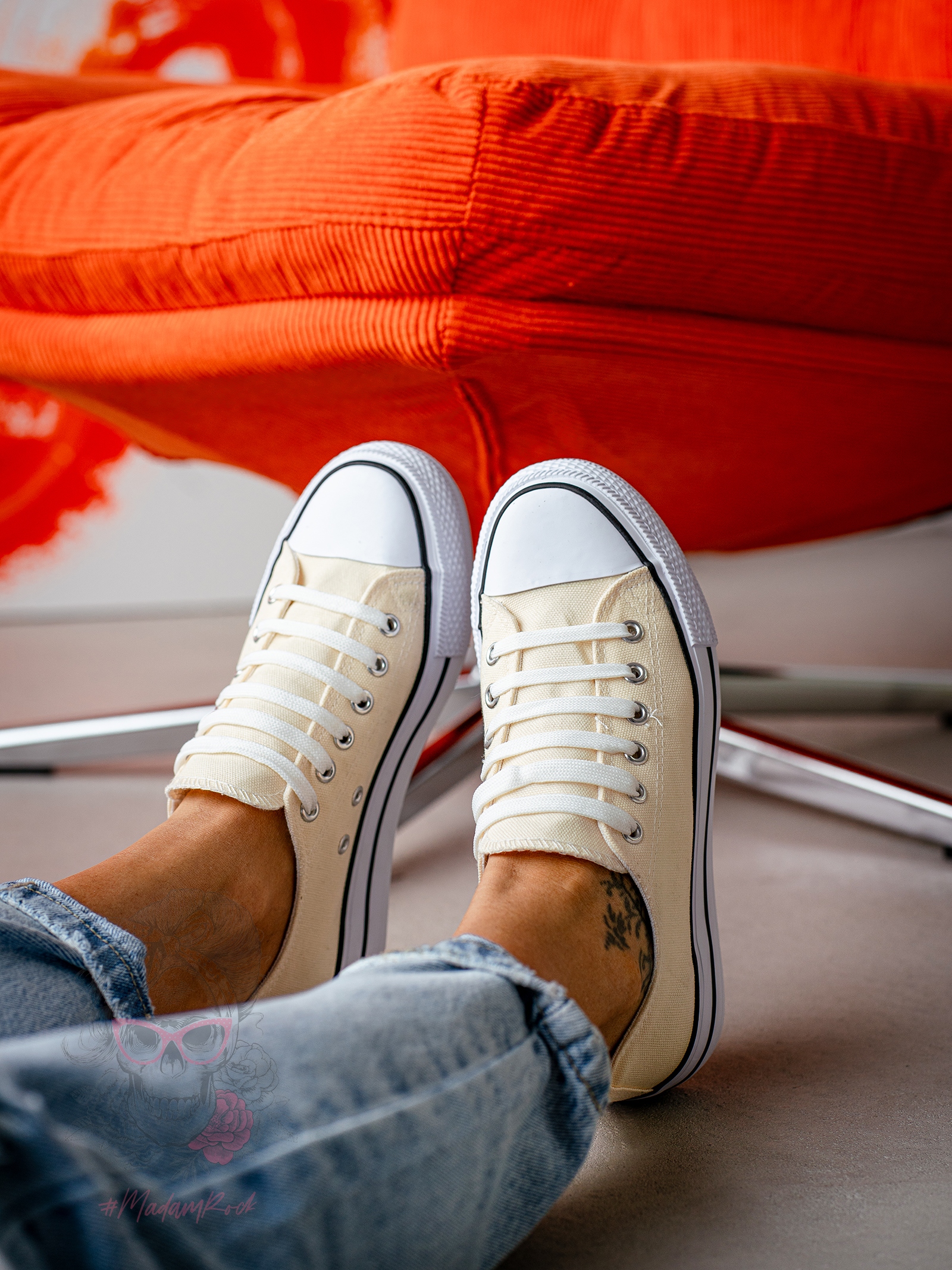 Trampki klasyczne Rock Grest bananowe