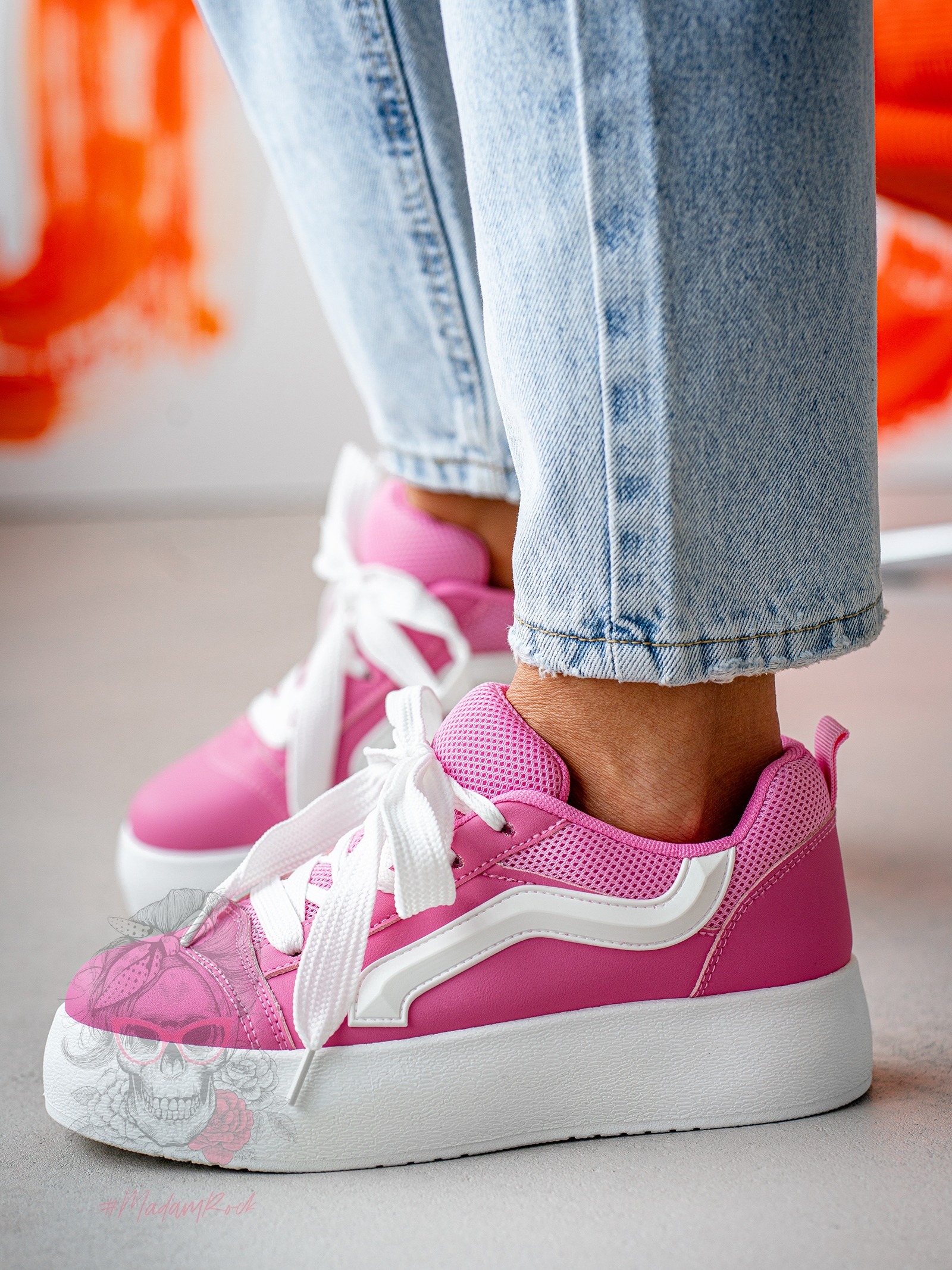 Buty sportowe Madam Sezes różowe