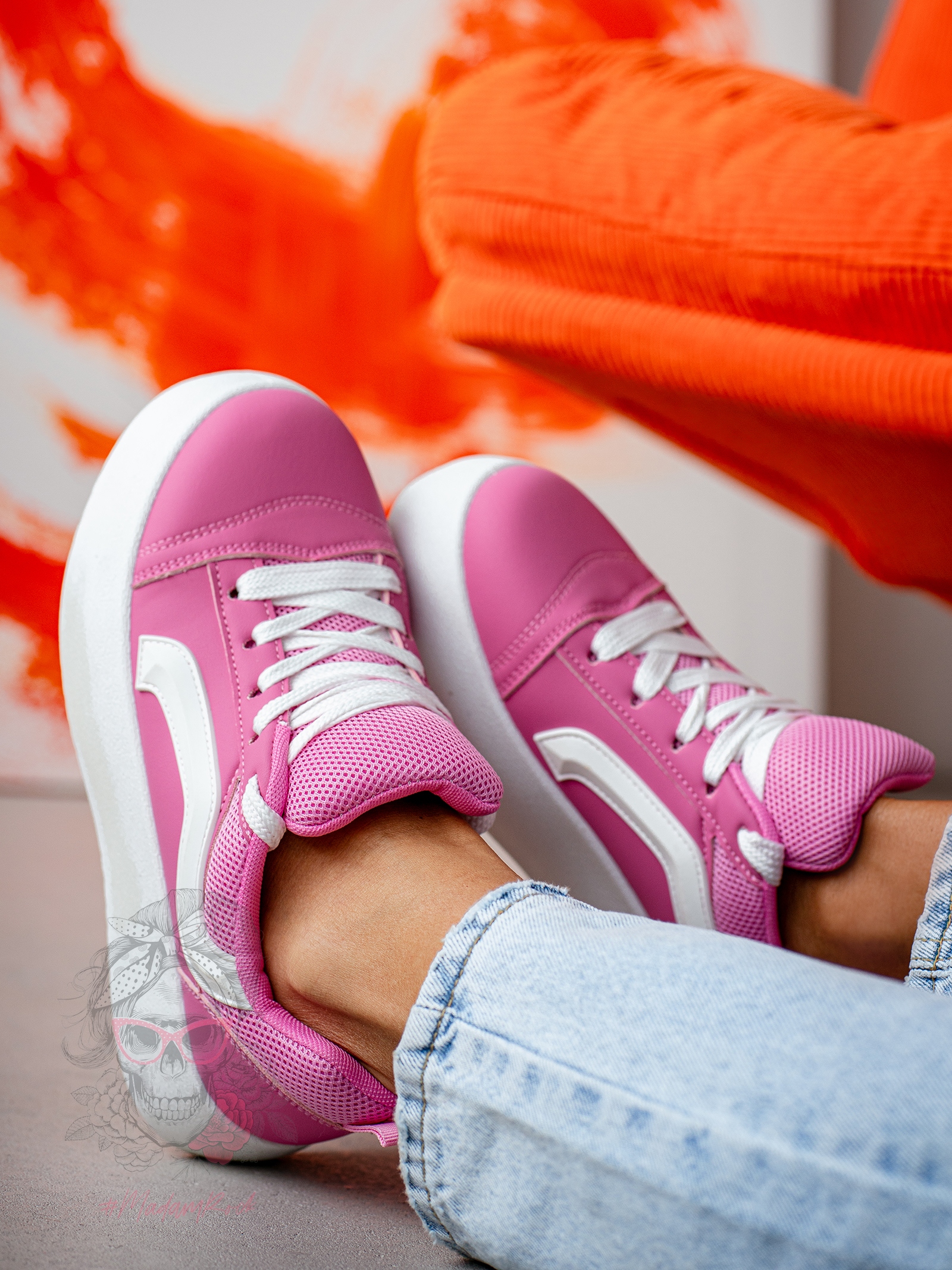 Buty sportowe Madam Sezes różowe