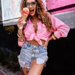 Koszula muślinowa KeyWest pudrowa