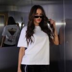 T-shirt oversize CHIARA MARTINI biały