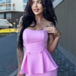 Komplet elegancki NB Momments jasnoróżowy