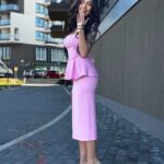 Komplet elegancki NB Momments jasnoróżowy