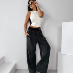 Top klasyczny LOMBI OLAVOGA ecru