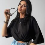 T-shirt bawełniany ONTARIO OLAVOGA czarny