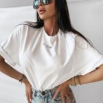 T-shirt bawełniany ONTARIO OLAVOGA biały