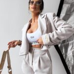 Spodenki eleganckie TINTO OLAVOGA szare